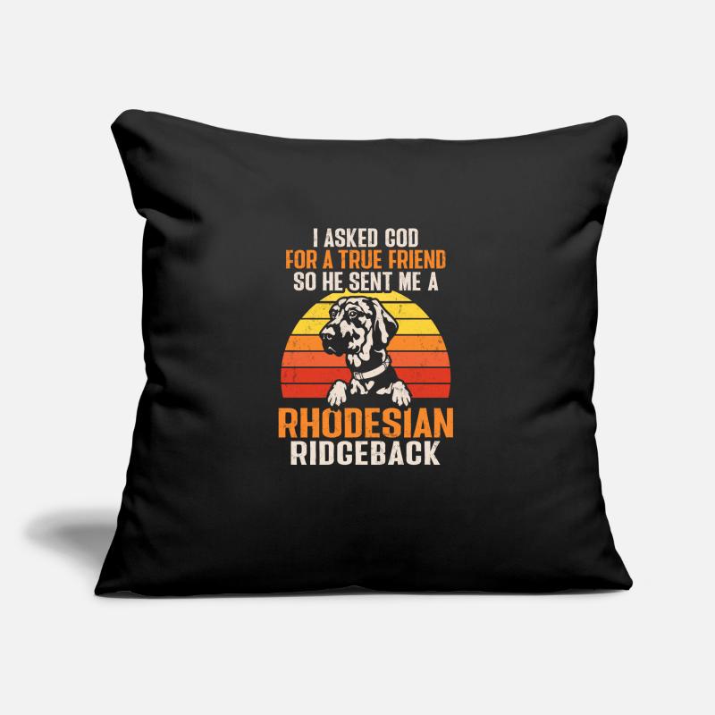 Chien Rhodesian Ridgeback Housse de coussin décorative 45 x 45 cm