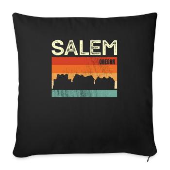 Vente - Housse de coussin décorative 45 x 45 cm - noir - Devant