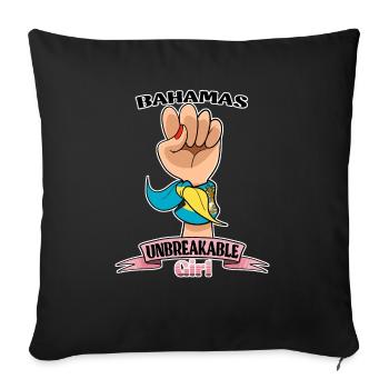 Bahamas Girl Unbreakable I Bahamas Heritage I - Housse de coussin décorative 45 x 45 cm - noir - Devant