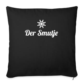 The Smutje - Cook Sailing Motivation Team - Sofa pillowcase 17,3'' x 17,3'' (45 x 45 cm) - black - Front