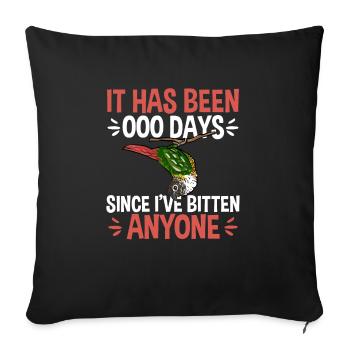 Molinasittich Parrot Bird Sun Parakeet - Sofa pillowcase 17,3'' x 17,3'' (45 x 45 cm) - black - Front