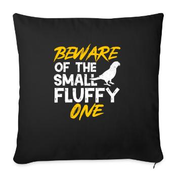Molinasittich Perroquet Oiseau Perruche du Soleil - Housse de coussin décorative 45 x 45 cm - noir - Devant