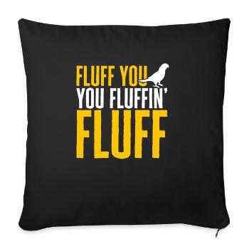 Molinasittich Parrot Bird Sun Parakeet - Sofa pillowcase 17,3'' x 17,3'' (45 x 45 cm) - black - Front