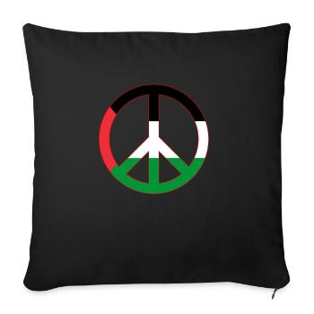 Palestine - Housse de coussin décorative 45 x 45 cm - noir - Devant