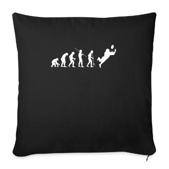 Evolution Wild Receiver Shirt Gift Football - Sofa pillowcase 17,3'' x 17,3'' (45 x 45 cm) - black - Front