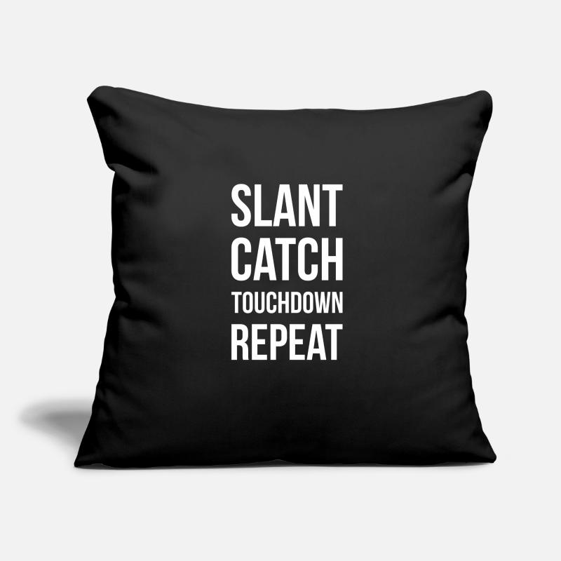 Slant Catch Touchdown Repeat Wild Receiver Shirt Sofa pillowcase 17,3'' x 17,3'' (45 x 45 cm)