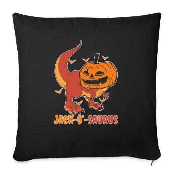 Celebrate Halloween Dinosaur Lifestyle Spooky - Sofa pillowcase 17,3'' x 17,3'' (45 x 45 cm) - black - Front