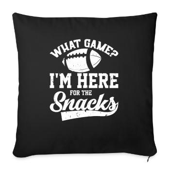 Fußball Torwart Sport Rugby Spiel Lifestyle Gesche - Sofakissenbezug 45 x 45 cm - Schwarz - Vorne