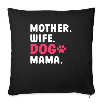 Bluetick Coonhound Gift Funny Saying - Sofa pillowcase 17,3'' x 17,3'' (45 x 45 cm) - black - Front