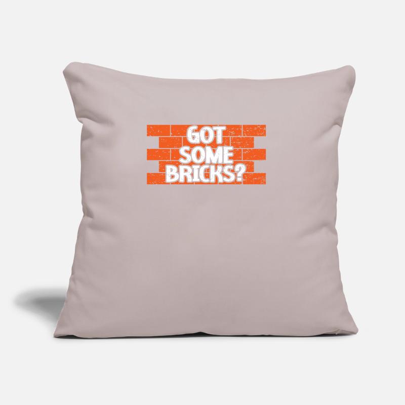 Got Some Bricks Brickmason Construction Bricklayer Sofa pillowcase 17,3'' x 17,3'' (45 x 45 cm)