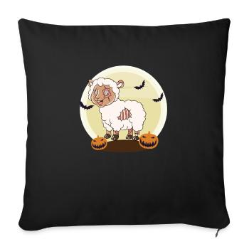 Halloween Zombie Sheep Halloween - Sofa pillowcase 17,3'' x 17,3'' (45 x 45 cm) - black - Front