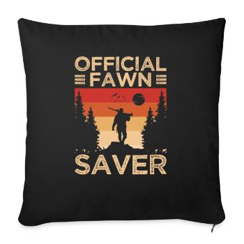 Chasseurs de coyotes - Housse de coussin décorative 45 x 45 cm - noir - Devant