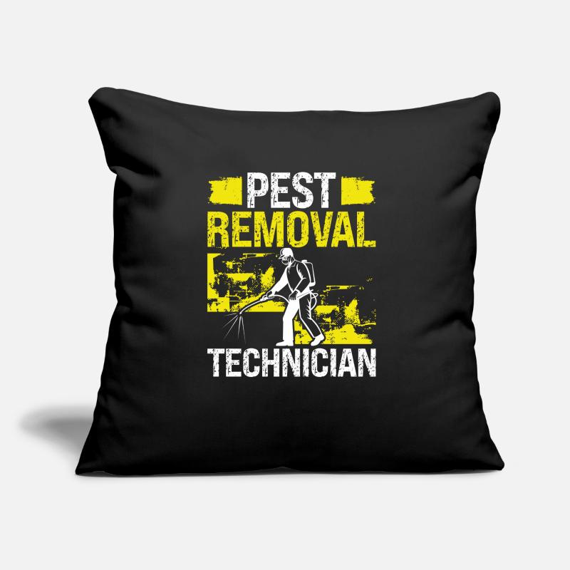Pest Removal Technician Pest Control Worker Bugs Sofa pillowcase 17,3'' x 17,3'' (45 x 45 cm)
