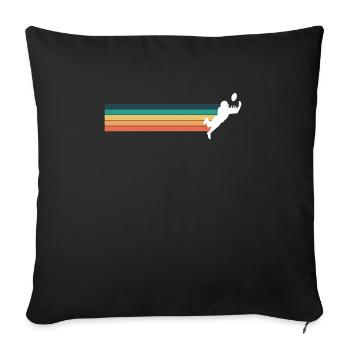 Vintage Retro Wild Receiver Shirt Gift - Sofa pillowcase 17,3'' x 17,3'' (45 x 45 cm) - black - Front