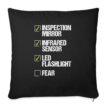 Animal Control Officer Pest Control Technician - Sofakissenbezug 45 x 45 cm - Schwarz - Vorne