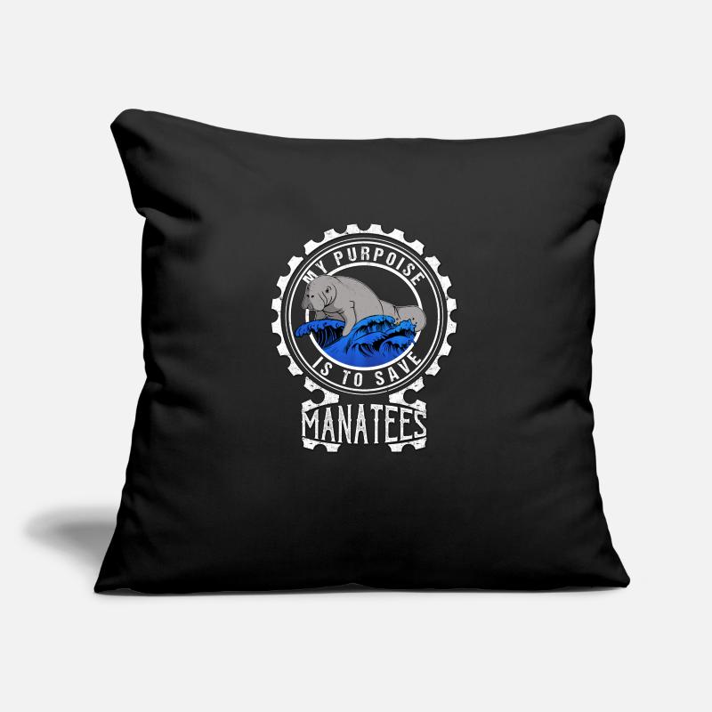 Manatee Manatee Manti Floaty Potatoes Sofa pillowcase 17,3'' x 17,3'' (45 x 45 cm)