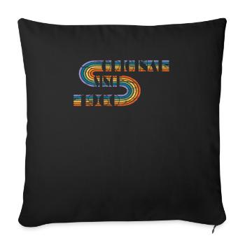 Vintage Birthday Design Original 1960 - Housse de coussin décorative 45 x 45 cm - noir - Devant