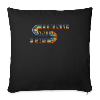 Vintage -Geburtstagsdesign Original 1961 - Sofakissenbezug 45 x 45 cm - Schwarz - Vorne