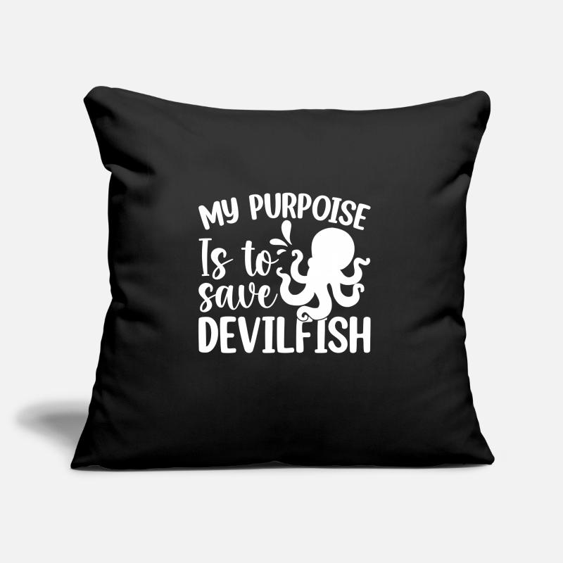 Devilfish Devil Perch Sofa pillowcase 17,3'' x 17,3'' (45 x 45 cm)