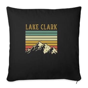 Alaska - Sofa pillowcase 17,3'' x 17,3'' (45 x 45 cm) - black - Front