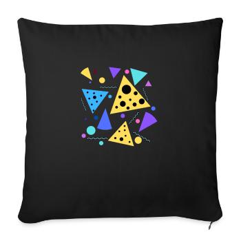 Rad 1980er Jahre Vintage Achtziger Kostüm Party Retro 80' - Sofakissenbezug 45 x 45 cm - Schwarz - Vorne