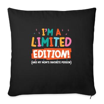 Favorite Person Unique Best Mom Appreciation - Sofa pillowcase 17,3'' x 17,3'' (45 x 45 cm) - black - Front