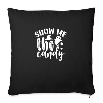 Halloween - Sofa pillowcase 17,3'' x 17,3'' (45 x 45 cm) - black - Front