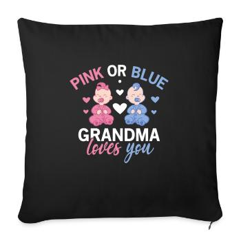 The legend has retired - Sofa pillowcase 17,3'' x 17,3'' (45 x 45 cm) - black - Front