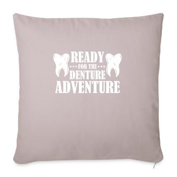 Dental Laboratory Technician Dental Technician - Sofa pillowcase 17,3'' x 17,3'' (45 x 45 cm) - light taupe - Front