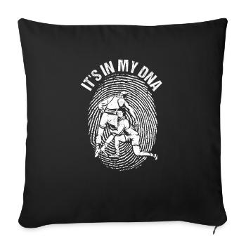 Fun Martial Arts Fighting Wrestle Wrestling - Sofa pillowcase 17,3'' x 17,3'' (45 x 45 cm) - black - Front