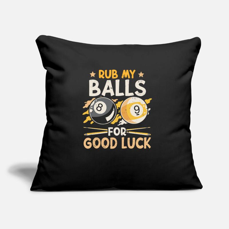 Snooker Pool Billiards Sofa pillowcase 17,3'' x 17,3'' (45 x 45 cm)