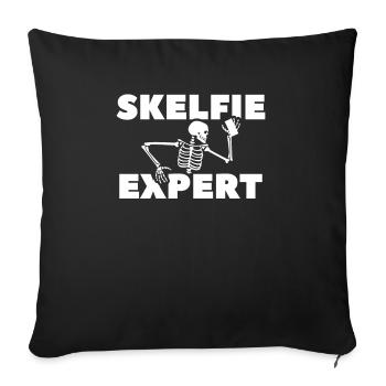 Skelfie Expert Radiology Radiologist Rad Tech - Sofa pillowcase 17,3'' x 17,3'' (45 x 45 cm) - black - Front