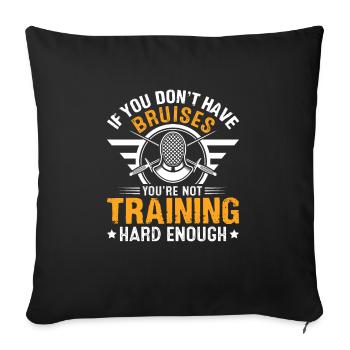 Best Team Fencing Lifestyle Martial Arts - Sofa pillowcase 17,3'' x 17,3'' (45 x 45 cm) - black - Front