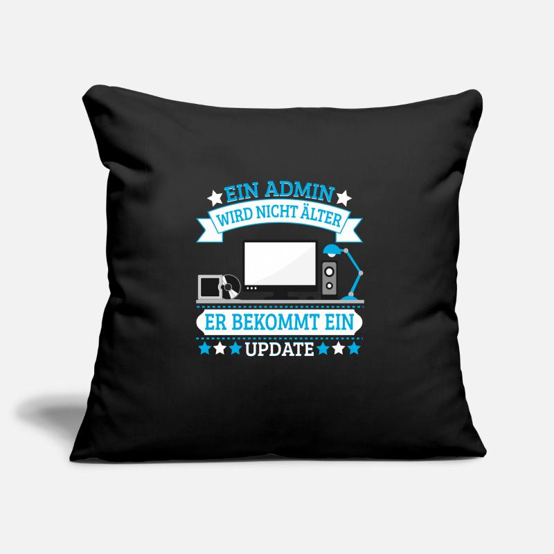 Admin Programmierer Admin bekommt nur ein Update Sofakissenbezug 45 x 45 cm