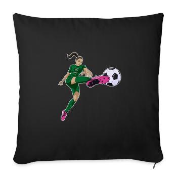 Arab National Soccer Team I Football Saudi Arabia - Sofa pillowcase 17,3'' x 17,3'' (45 x 45 cm) - black - Front