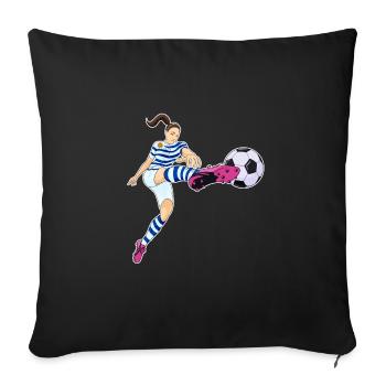 Équipe d’Uruguay de football I Football Uruguay - Housse de coussin décorative 45 x 45 cm - noir - Devant