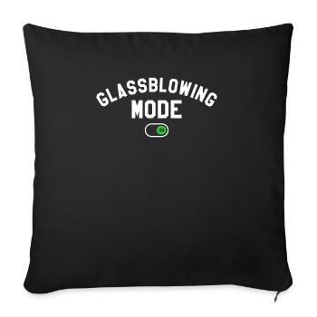 Glassblowing Fashion Glass Hobby Glassblower - Sofa pillowcase 17,3'' x 17,3'' (45 x 45 cm) - black - Front