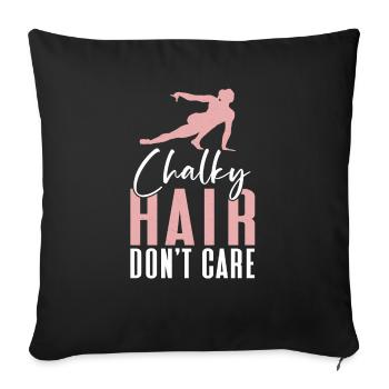 Acrobat Gymnastics Gymnastics Tumbling - Sofa pillowcase 17,3'' x 17,3'' (45 x 45 cm) - black - Front