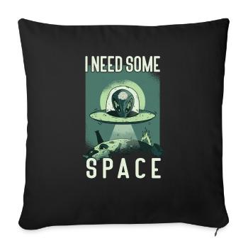 Anxiety Depression Mental Health - Sofa pillowcase 17,3'' x 17,3'' (45 x 45 cm) - black - Front