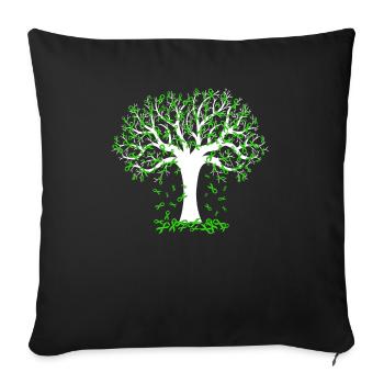 Anxiety Depression Mental Health - Sofa pillowcase 17,3'' x 17,3'' (45 x 45 cm) - black - Front