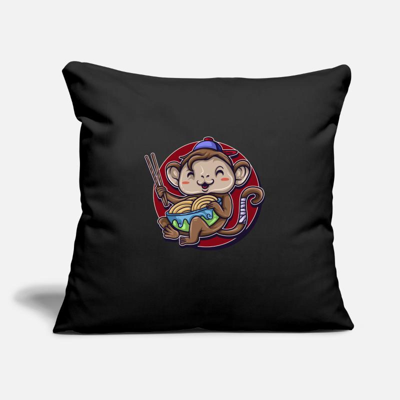 Singe Gorille Primate Singe Primate Animal Laquer Monkey Housse de coussin décorative 45 x 45 cm