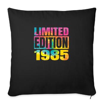 Limited Edition 1985 Graffiti - Sofa pillowcase 17,3'' x 17,3'' (45 x 45 cm) - black - Front
