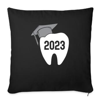 Future Dentist Dentistry Dental Surgeon Hygienist - Sofa pillowcase 17,3'' x 17,3'' (45 x 45 cm) - black - Front