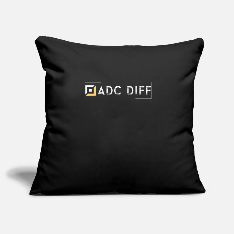 ADC diff tilter tilted gaming Housse de coussin décorative 45 x 45 cm