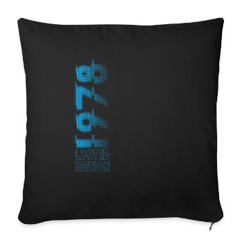 Édition limitée 1978 Graffiti - Housse de coussin décorative 45 x 45 cm - noir - Devant