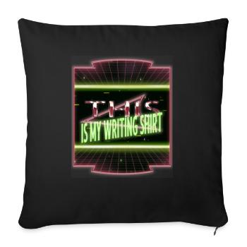 Blague Geek Blagues Lecture Livre Auteur Éditeur - Housse de coussin décorative 45 x 45 cm - noir - Devant