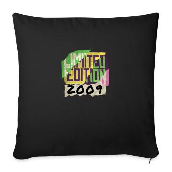 Limited Edition 2009 Graffiti - Sofakissenbezug 45 x 45 cm - Schwarz - Vorne