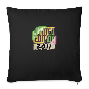 Limited Edition 2011 Graffiti - Sofakissenbezug 45 x 45 cm - Schwarz - Vorne