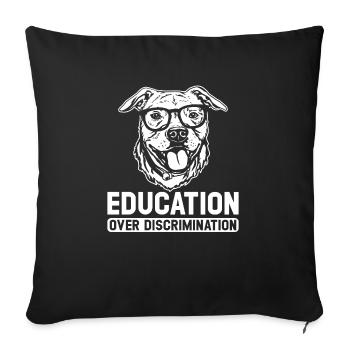 American Staffordshire Bull Terrier Staffy Dog - Sofa pillowcase 17,3'' x 17,3'' (45 x 45 cm) - black - Front