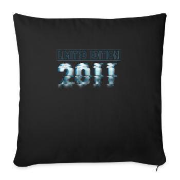 Limited Edition 2011 Graffiti - Sofakissenbezug 45 x 45 cm - Schwarz - Vorne